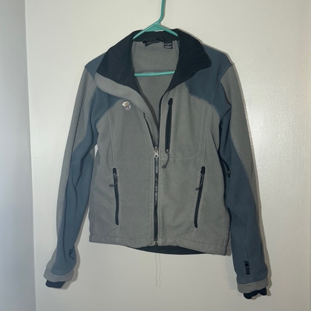 Mountain Hard Wear Fleeve Jacket men’s S Small Gray Black‎ zip up